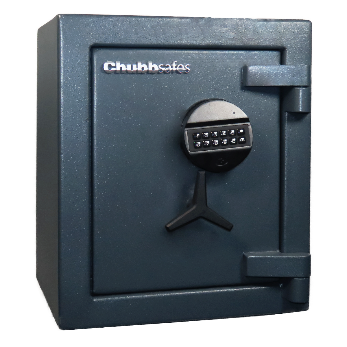 Chubbsafes Grade 2 size 14 secured electronic lock.