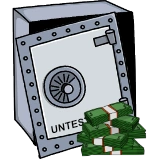 Cracked safe